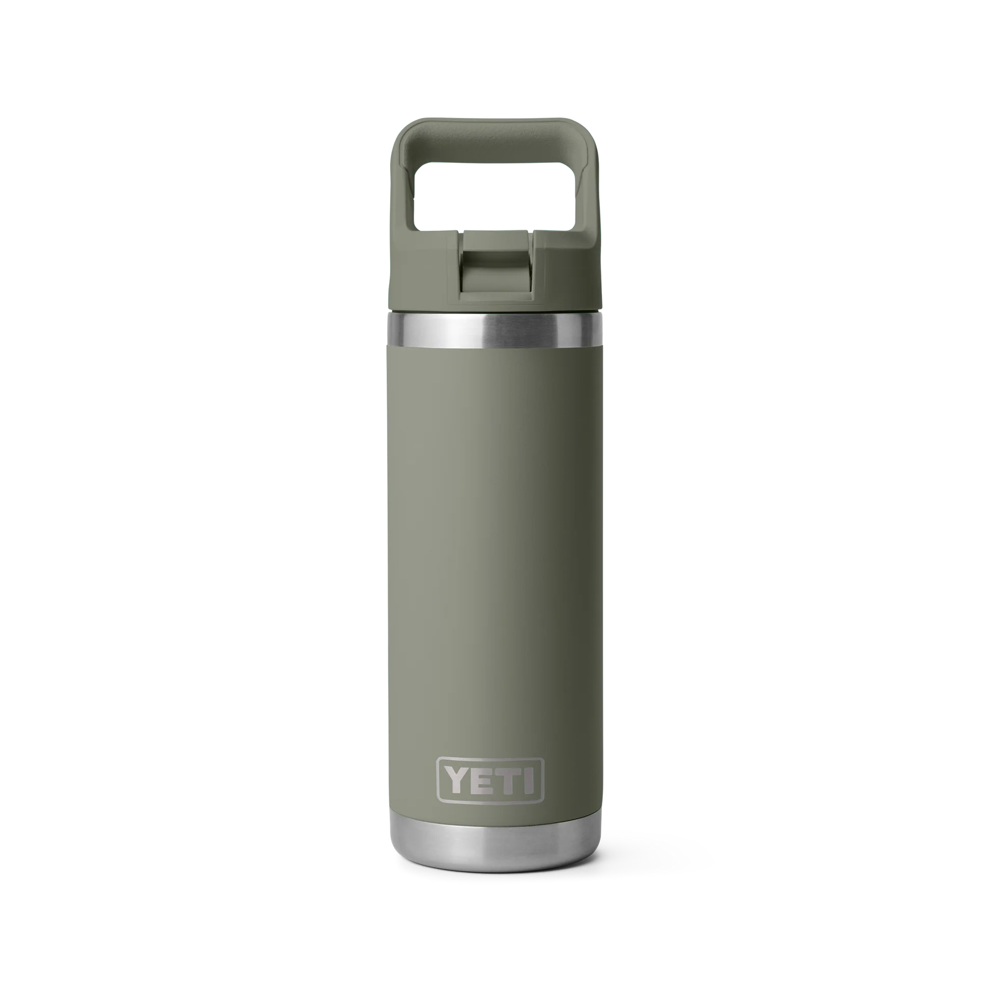 YETI Rambler 18 oz (532ml) Bottle with Colour-Matched Straw Cap - Pampa Green