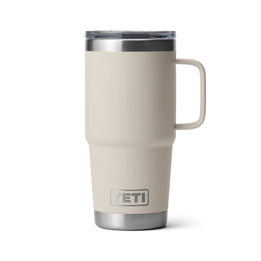 YETI Rambler 20 oz (591 ml) Travel Mug with Stronghold Lid - Cape Taupe
