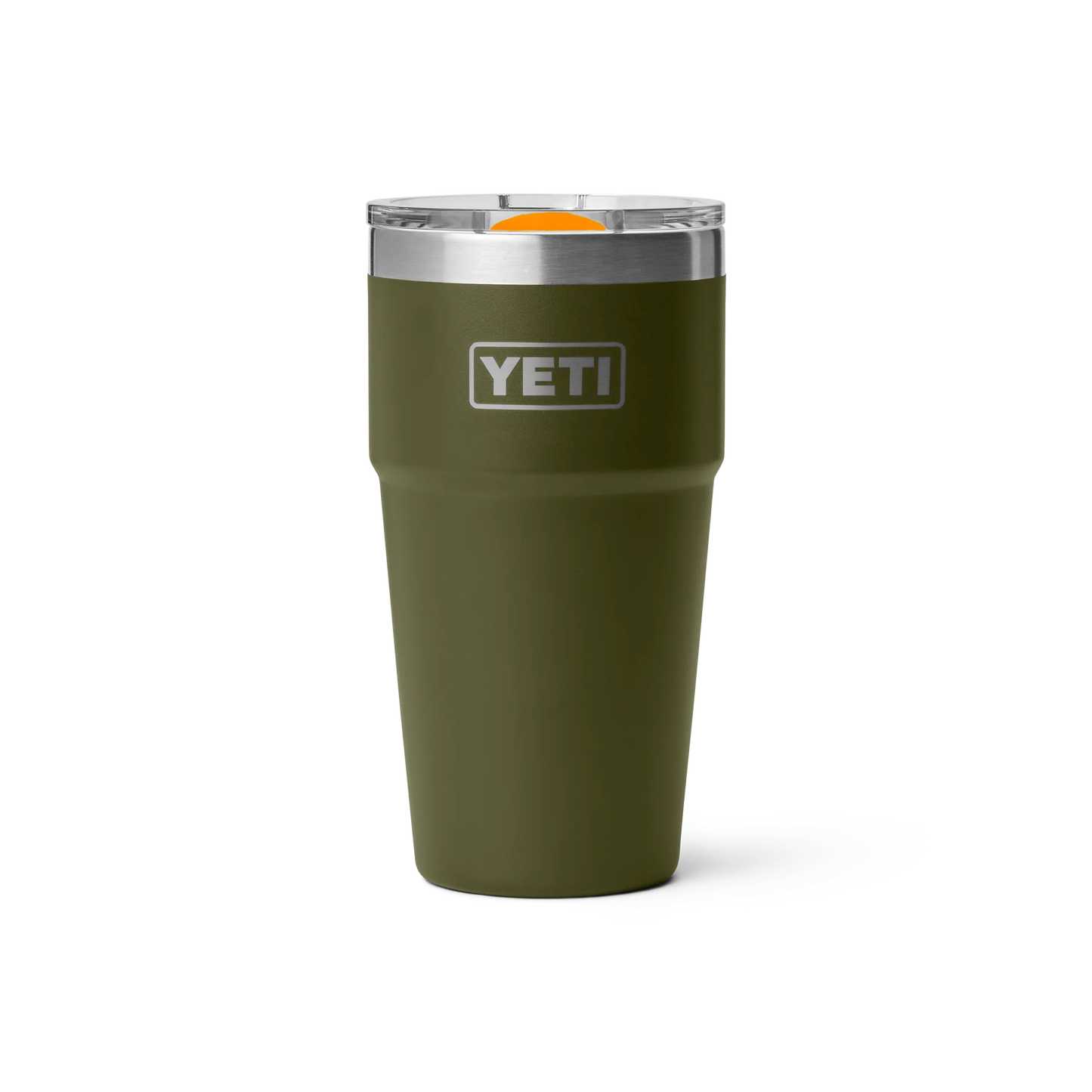 YETI Rambler 20oz (591ml) Stackable Cup with MagSlider Lid - Olive King Crab Orange