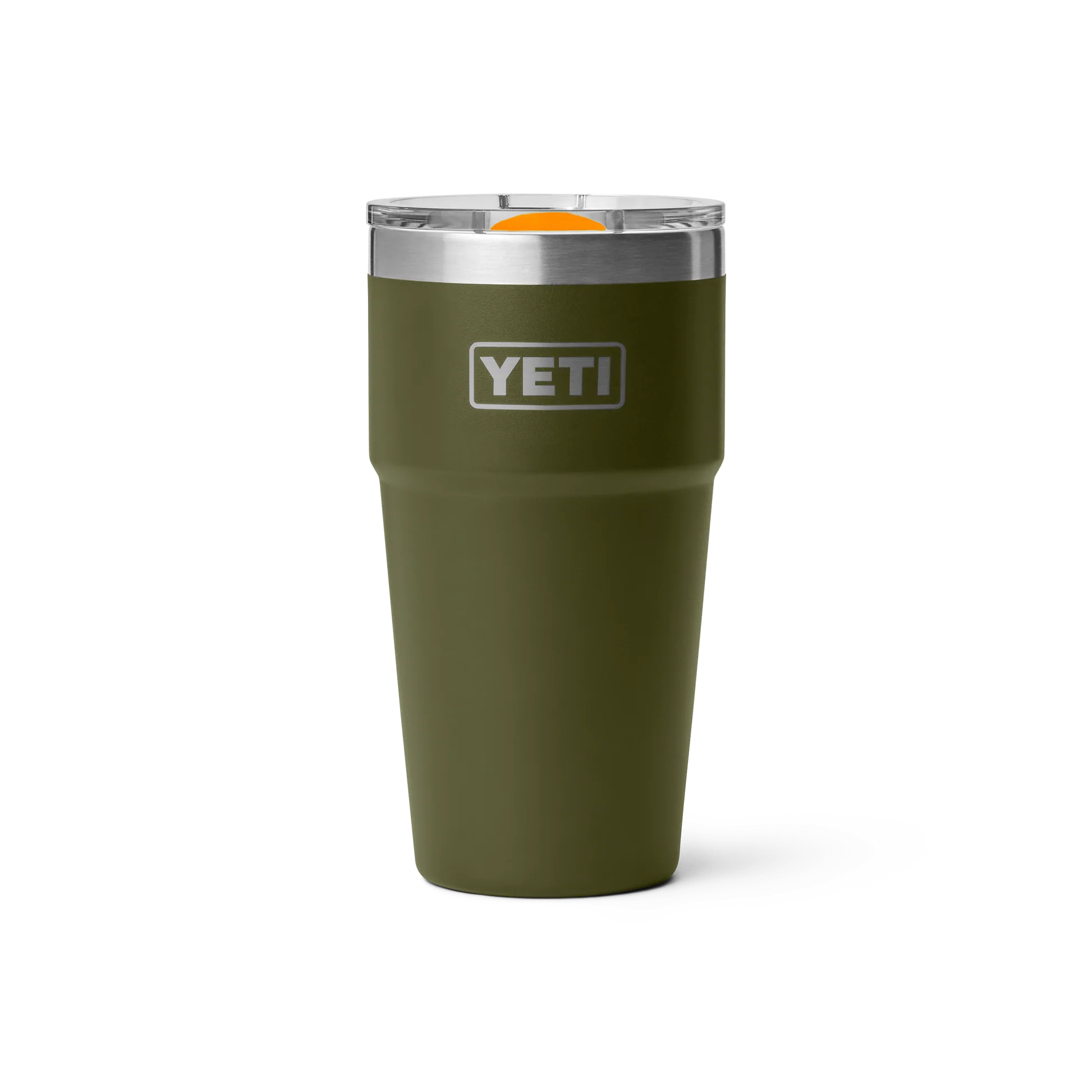 YETI Rambler 20oz (591ml) Stackable Cup with MagSlider Lid - Olive King Crab Orange