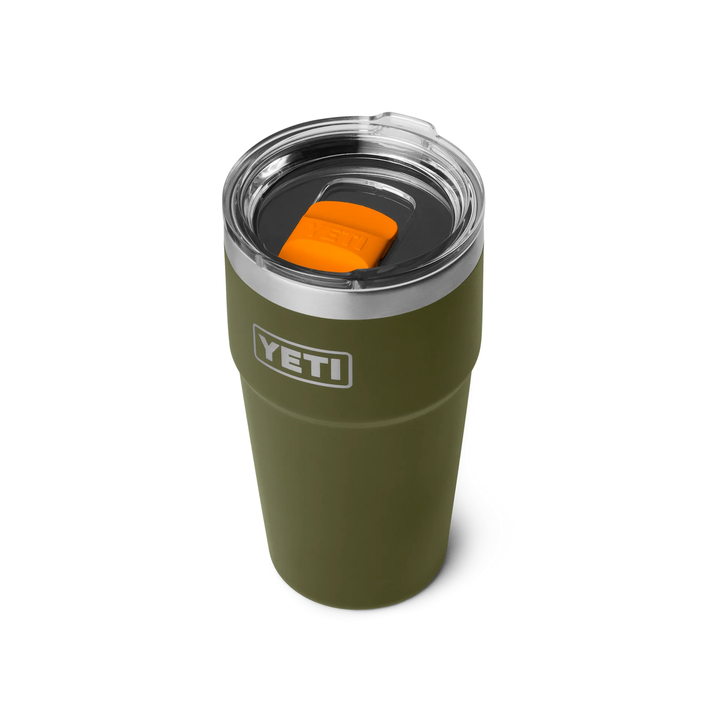 YETI Rambler 20oz (591ml) Stackable Cup with MagSlider Lid - Olive King Crab Orange