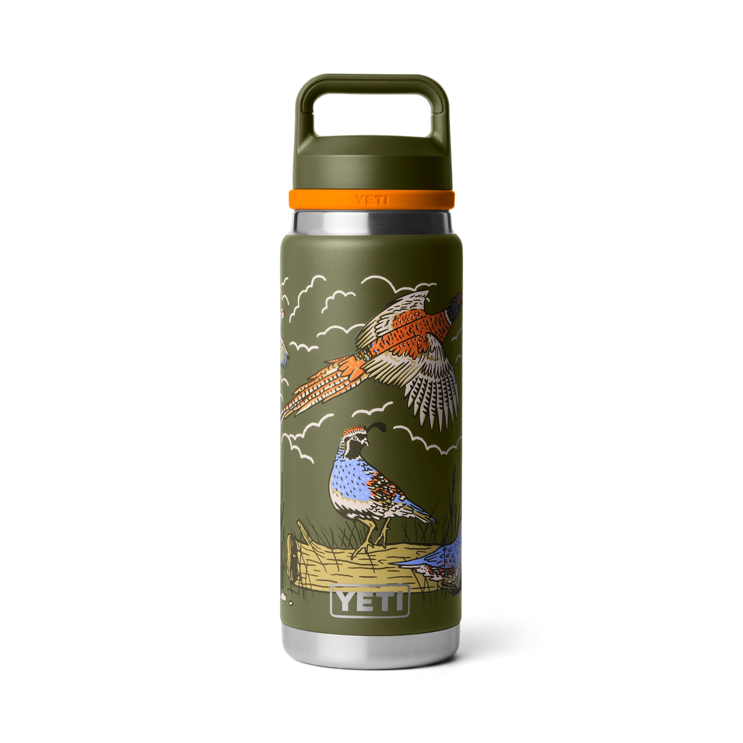 YETI Rambler 26 oz (769 ml) Bottle with Chug Cap - Upland Bird Olive