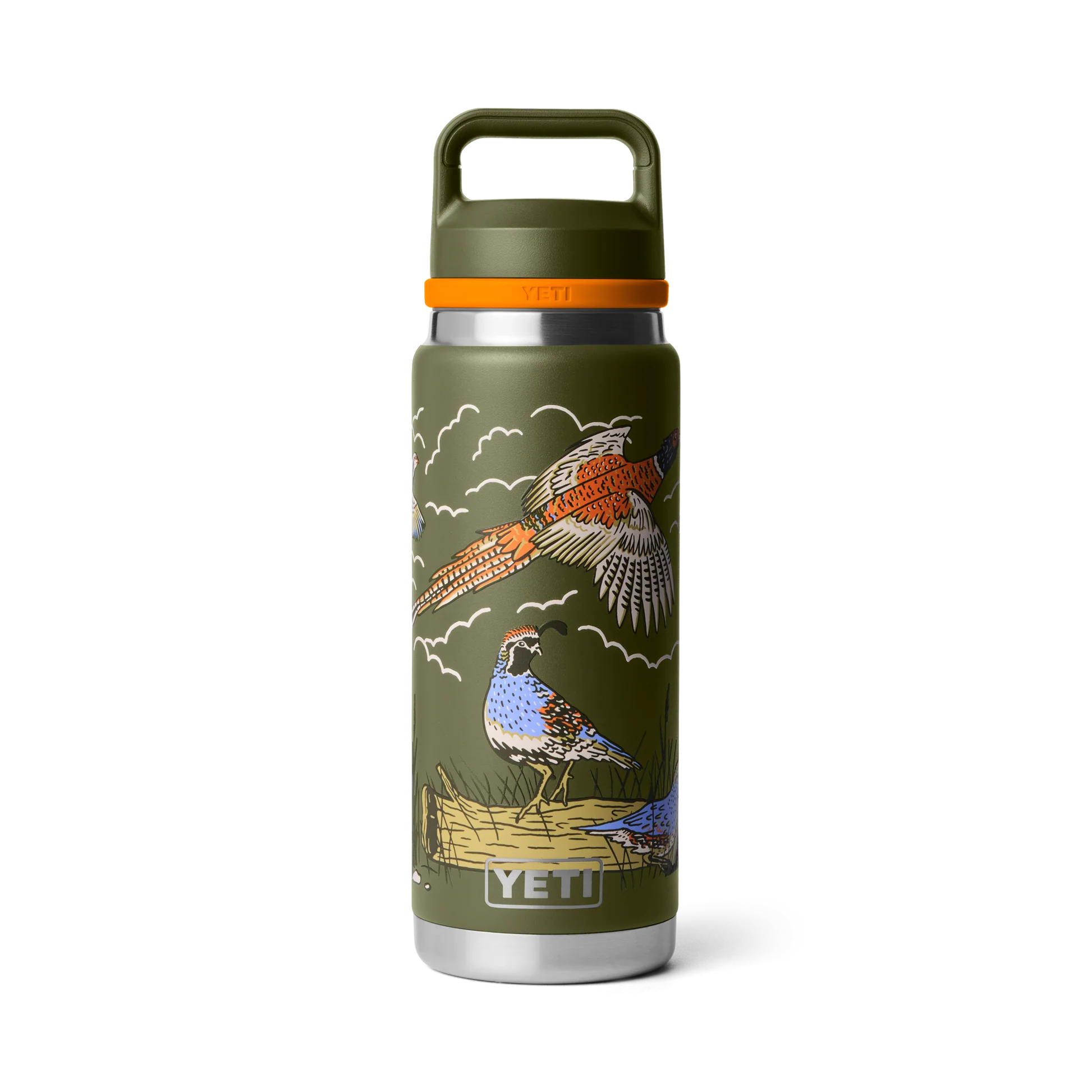 YETI Rambler 26 oz (769 ml) Bottle with Chug Cap - Upland Bird Olive
