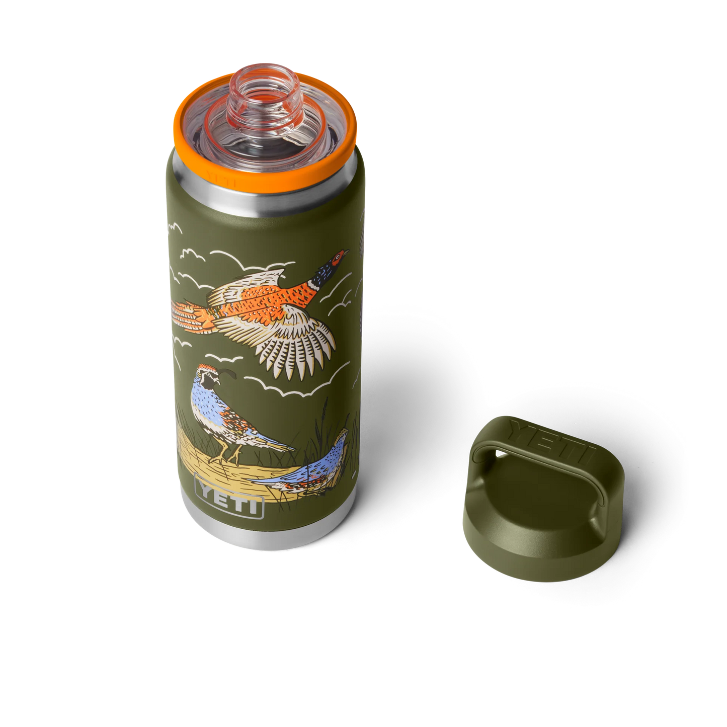 YETI Rambler 26 oz (769 ml) Bottle with Chug Cap - Upland Bird Olive