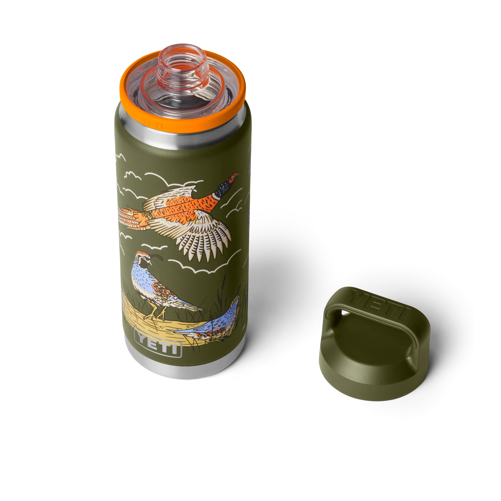 YETI Rambler 26 oz (769 ml) Bottle with Chug Cap - Upland Bird Olive