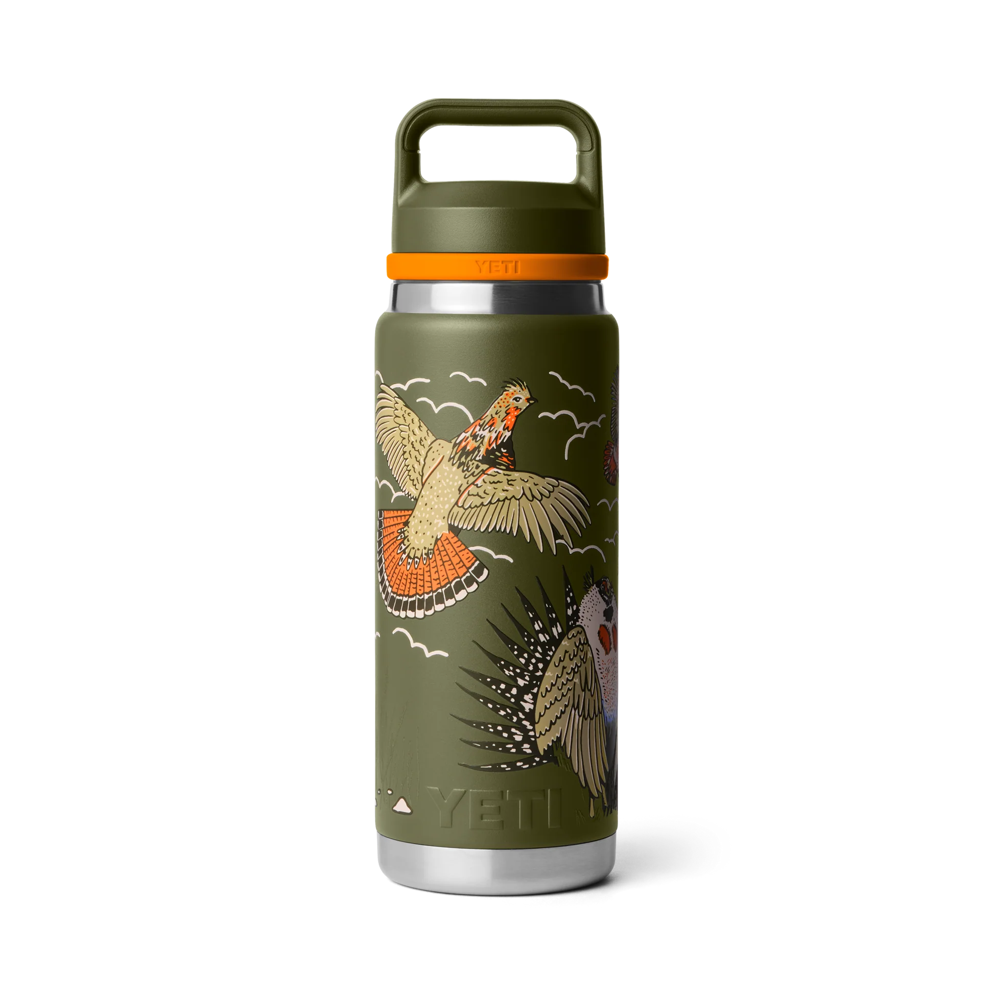 YETI Rambler 26 oz (769 ml) Bottle with Chug Cap - Upland Bird Olive