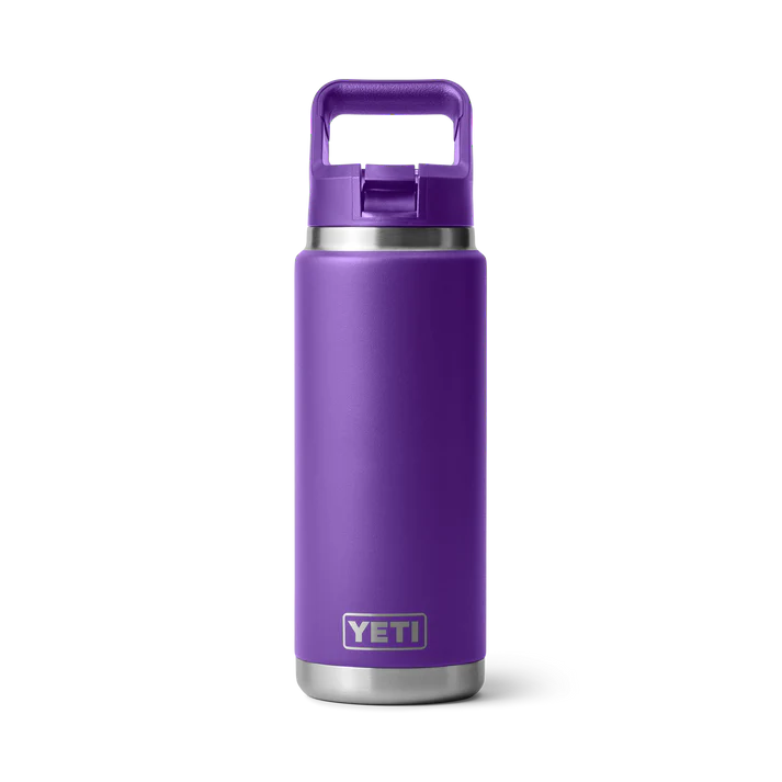 YETI Rambler 26oz (769ml) Bottle With Colour-Matched Straw Cap - Pace Purple