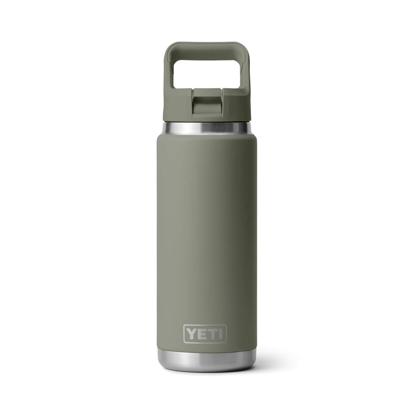 YETI Rambler 26oz (769ml) Bottle With Colour-Matched Straw Cap - Pampa Green
