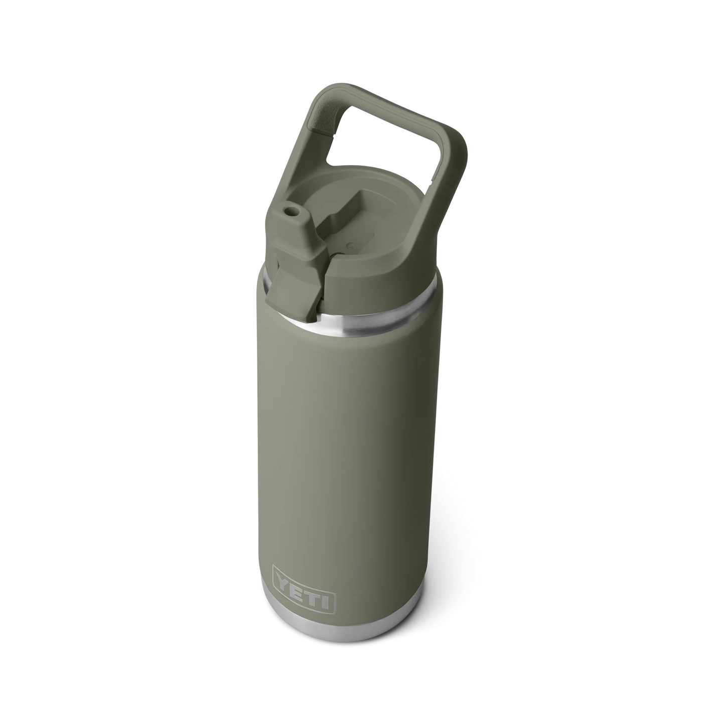 YETI Rambler 26oz (769ml) Bottle With Colour-Matched Straw Cap - Pampa Green