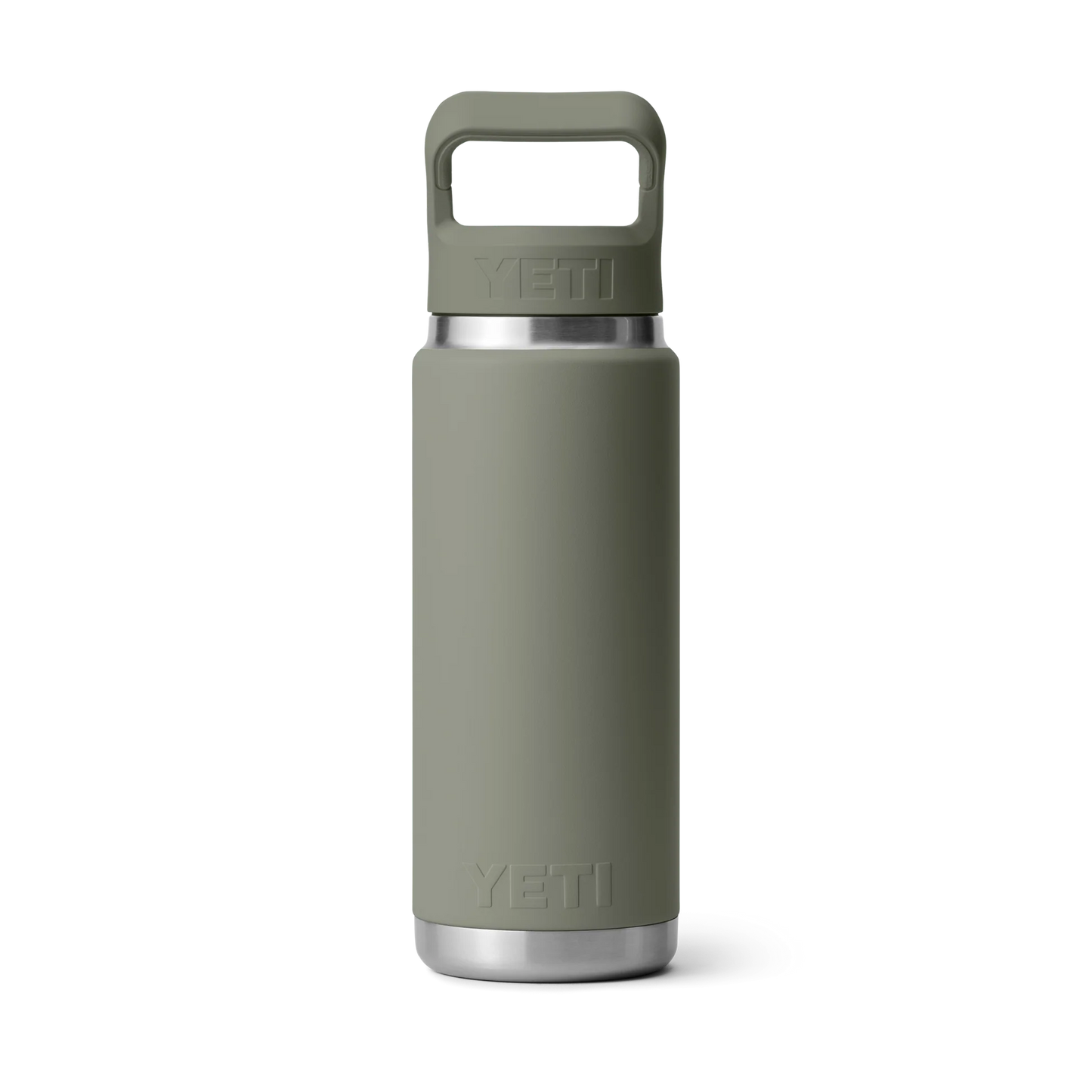 YETI Rambler 26oz (769ml) Bottle With Colour-Matched Straw Cap - Pampa Green