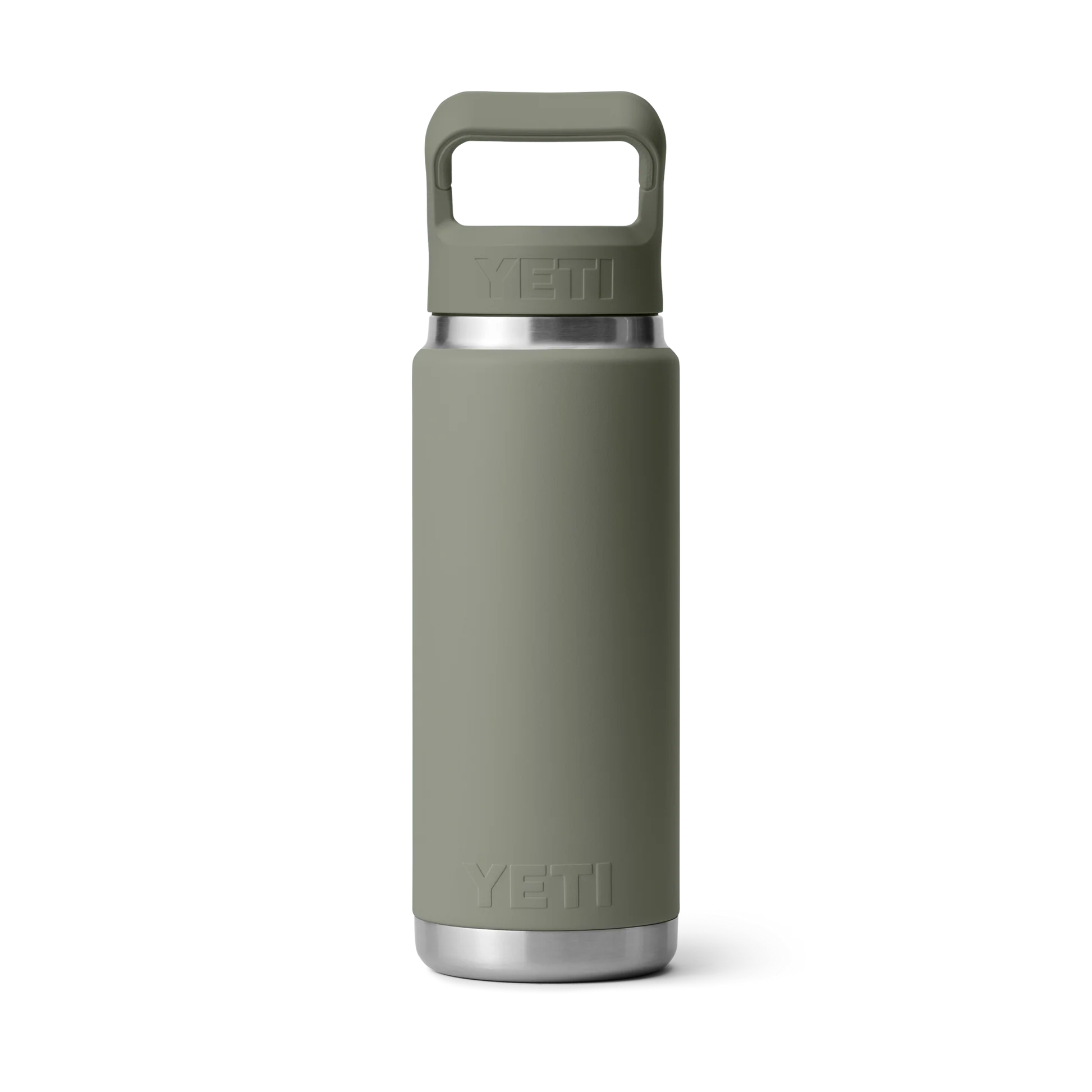 YETI Rambler 26oz (769ml) Bottle With Colour-Matched Straw Cap - Pampa Green