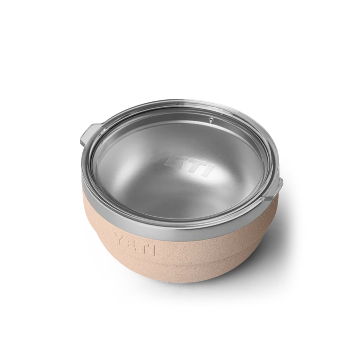 YETI Rambler 946 ml Small Insulated Bowl in Tahini with clear lid