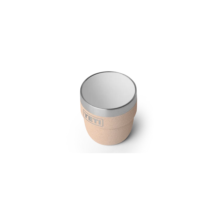 Pair of YETI Rambler 4 oz Stackable Espresso Cups in Tahini colour
