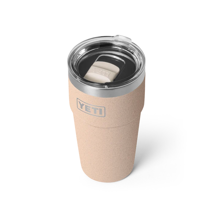 YETI Rambler 20 oz Stackable Cup in Tahini with MagSlider lid