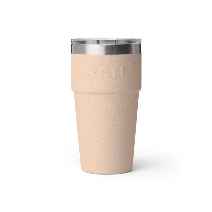 YETI Rambler 20 oz Stackable Cup in Tahini with MagSlider lid