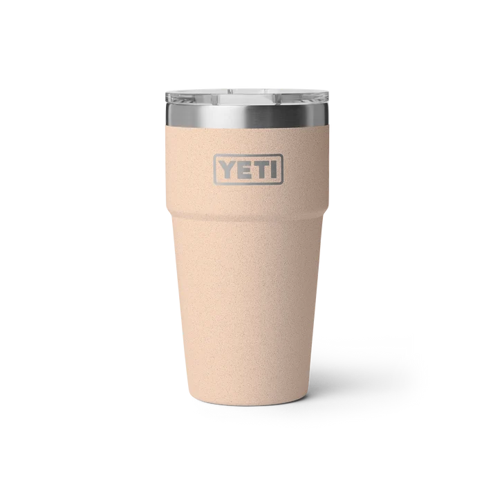 YETI Rambler 20 oz Stackable Cup in Tahini with MagSlider lid