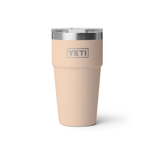 YETI Rambler 20 oz Stackable Cup in Tahini with MagSlider lid