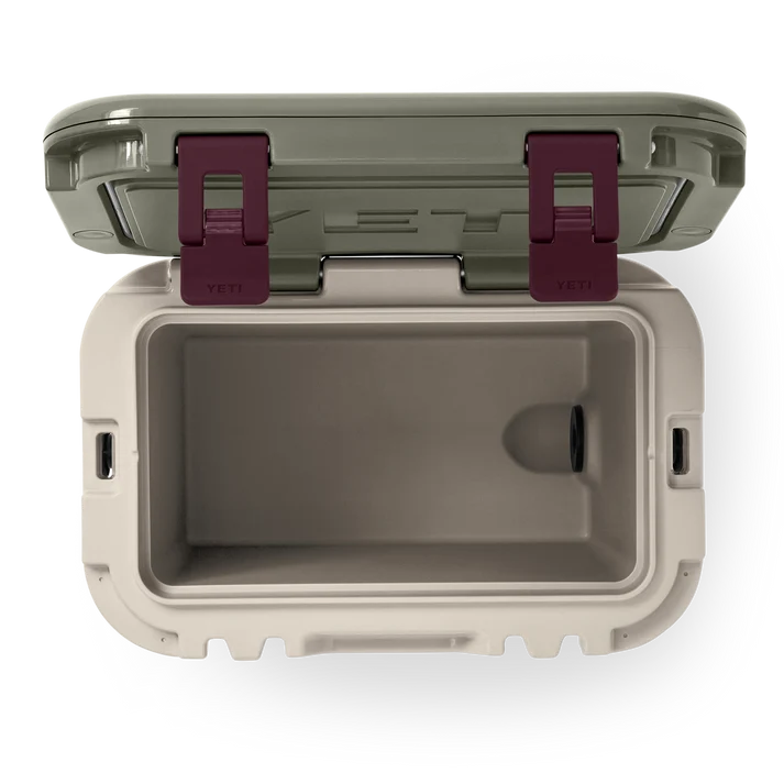 YETI Roadie 15 Cool Box in Cape Taupe Pampa with shoulder strap