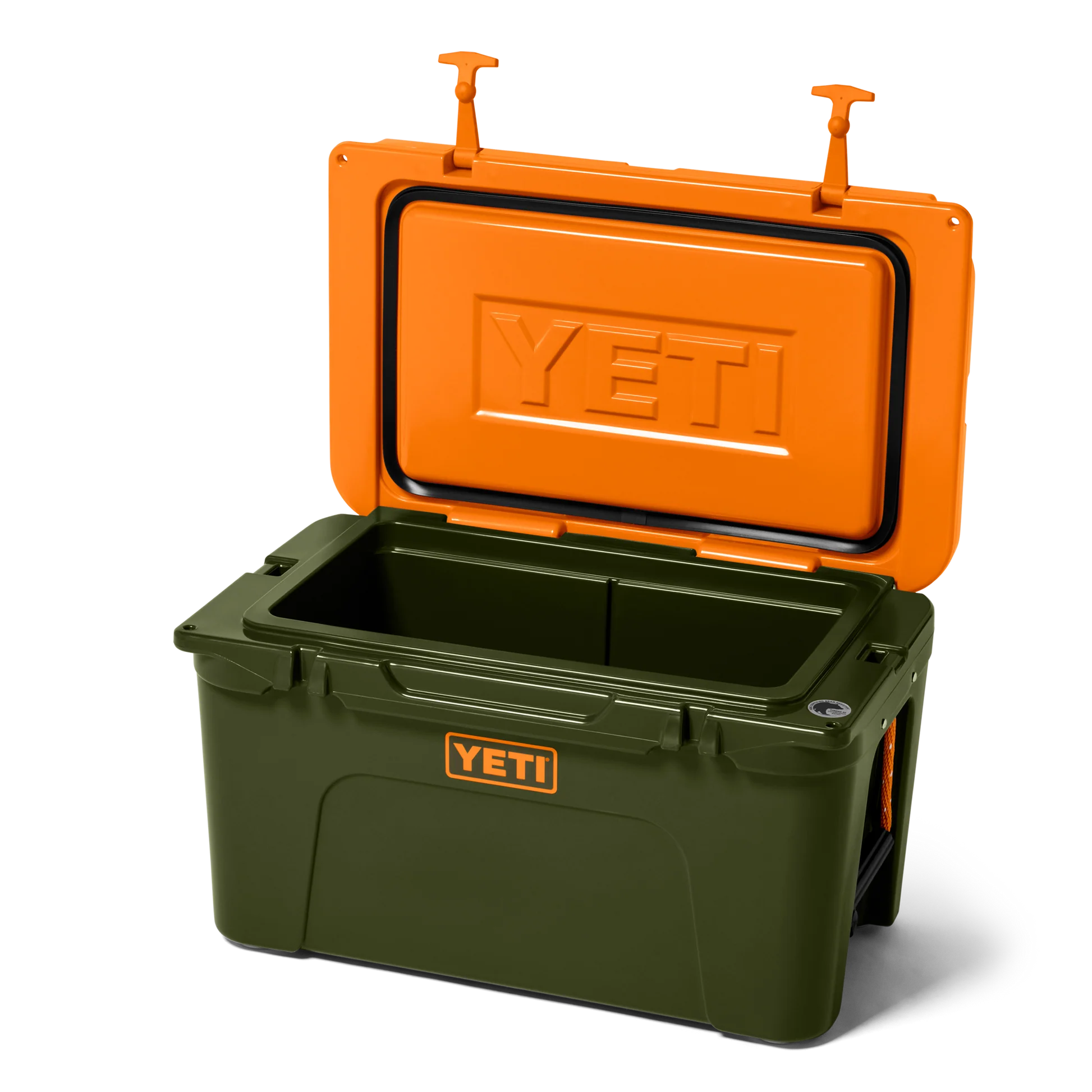 YETI Tundra 45 Cool Box - Olive King Crab Orange