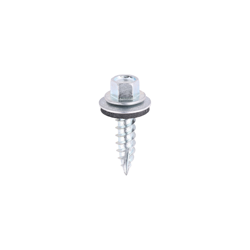 Screws Sheeting Asts 25x6.3 G16 ZINC - BAG 100