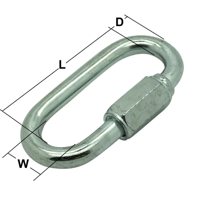 Zinc Plated Quick Link 10mm