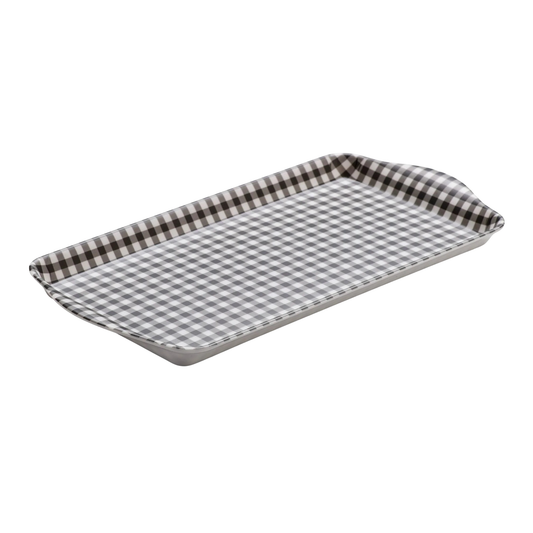 Zeal Melamine Gingham Sandwich Tray 25 x 13cm
