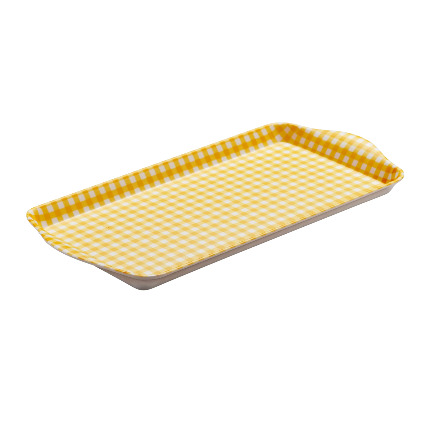 Zeal Melamine Gingham Sandwich Tray 25 x 13cm