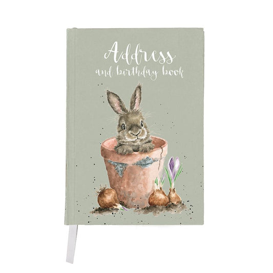 Wrendale The Flower Pot Rabbit Address Book