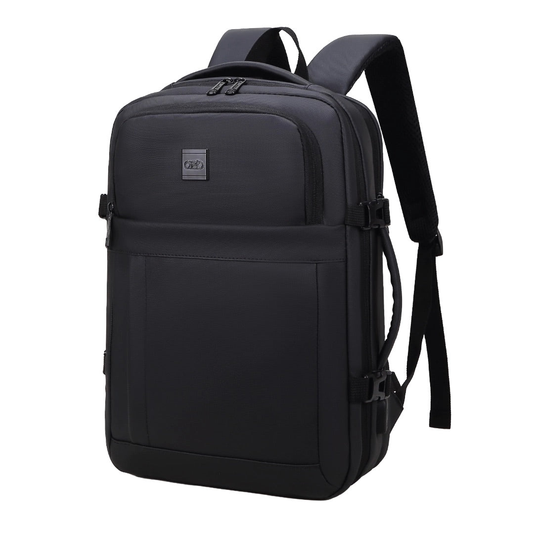 a2b Fernwah 27L EasyJet approved underseat cabin backpack with laptop compartment and USB port in black