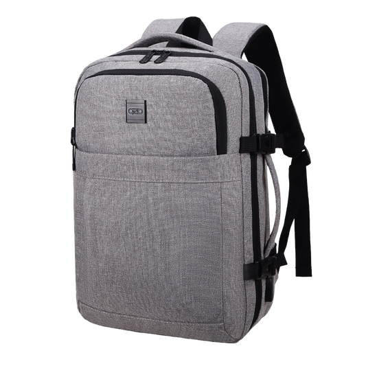 a2b Fernwah 27L EasyJet approved underseat cabin backpack with laptop compartment and USB port in grey