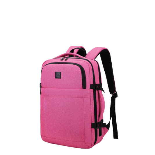 a2b Pioneer 20L Ryanair approved under seat travel backpack with padded laptop compartment in pink