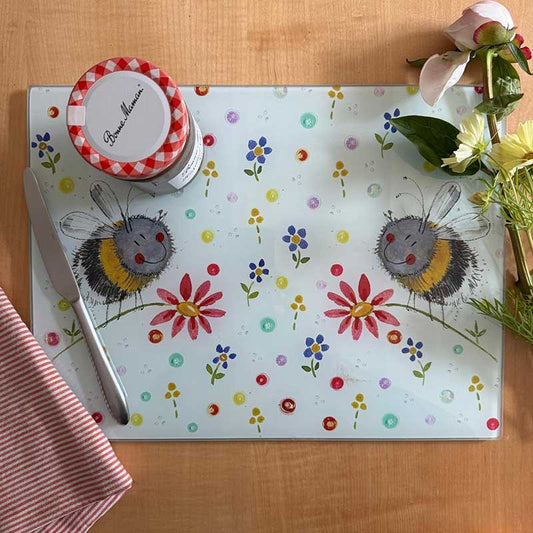 Alex Clark Bees Glass Worktop Saver