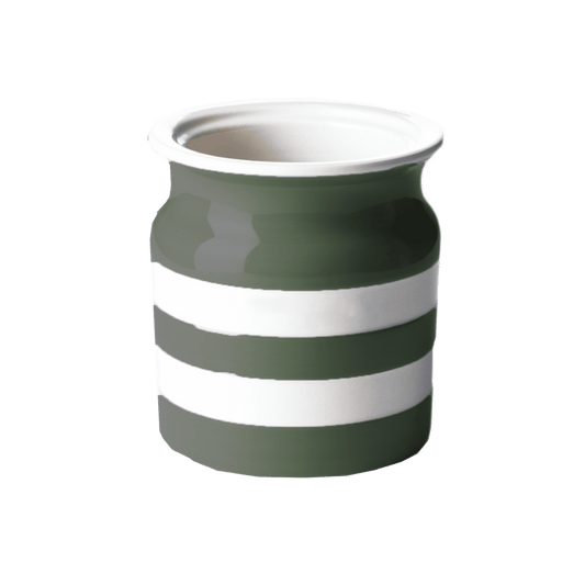 Cornishware Adder Green Utensil Jar 30oz