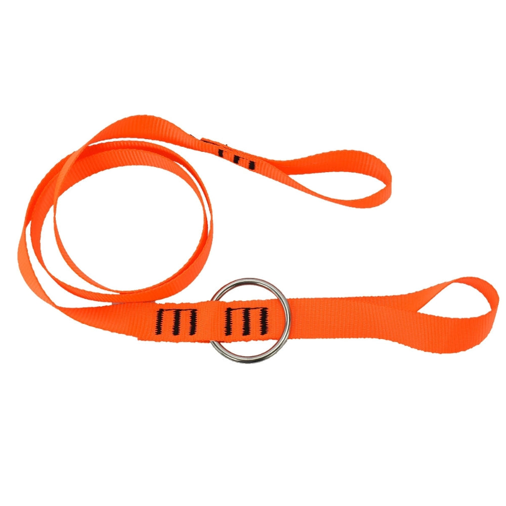 Harkie 1.3m adjustable tool strop lanyard featuring heavy-duty webbing and integrated steel parking ring
