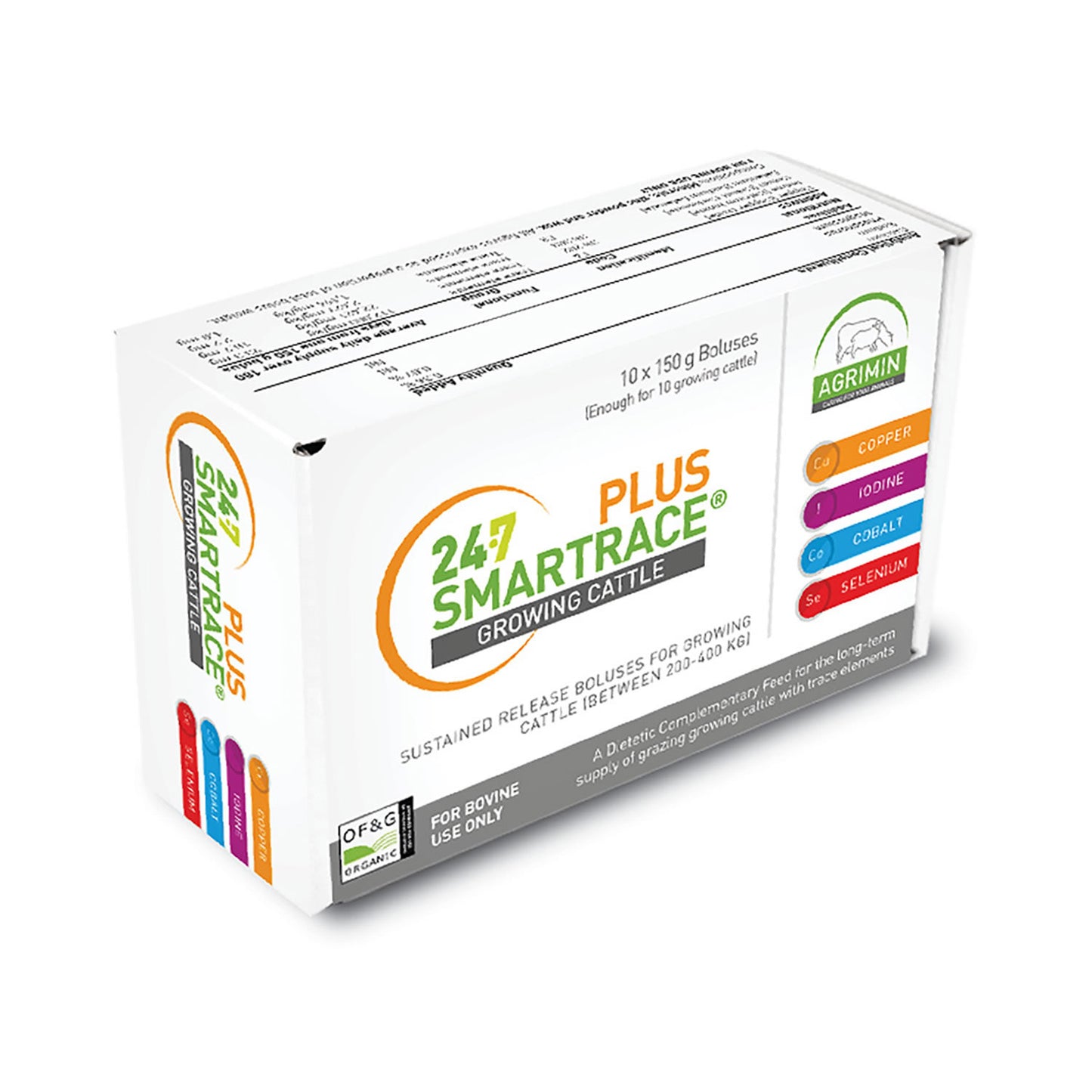 Agrimin 24-7 Smartrace Plus Boluses for Growing Cattle