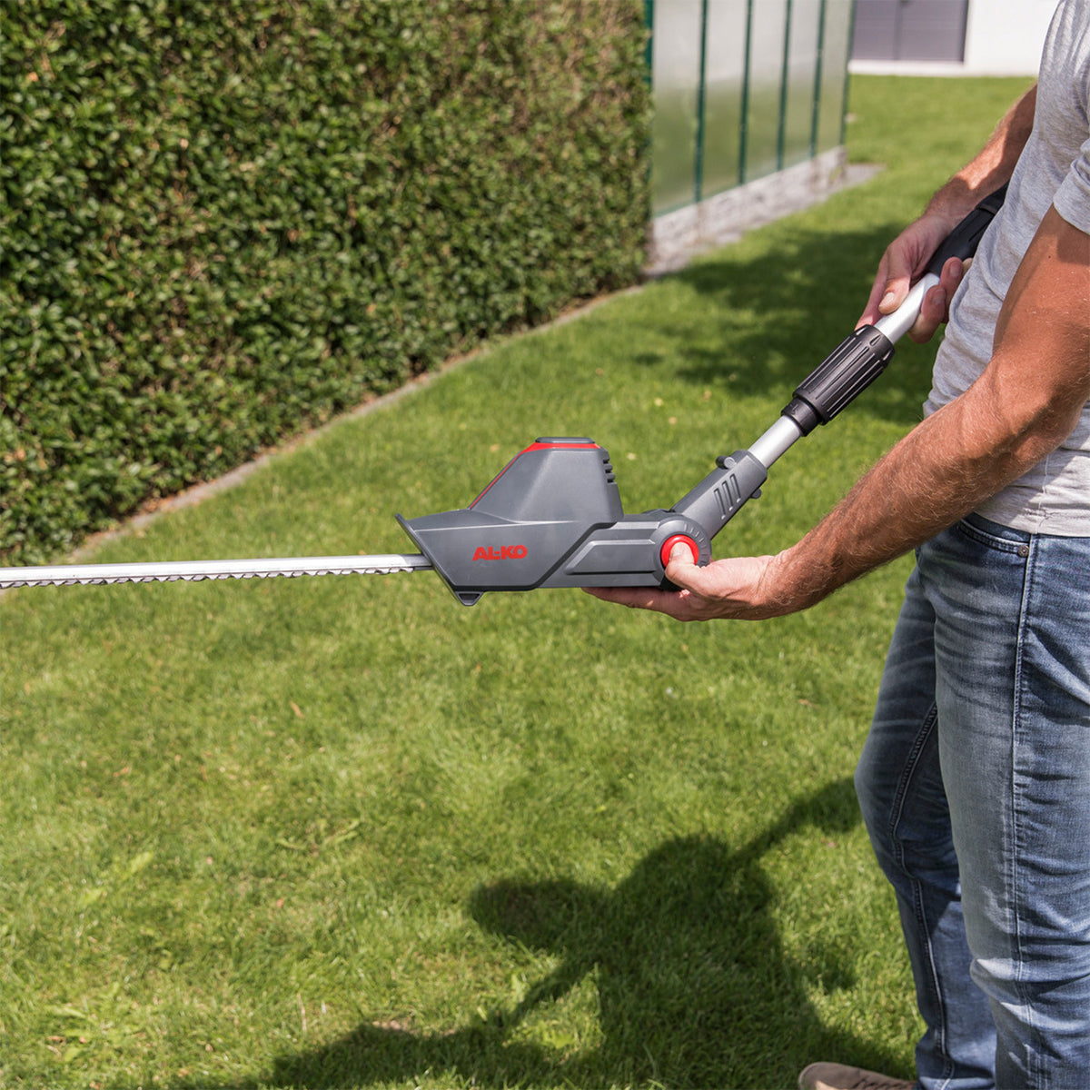 AL-KO 18V/36V Comfort HTAD 1845 Cordless Long Reach Hedge Trimmer
