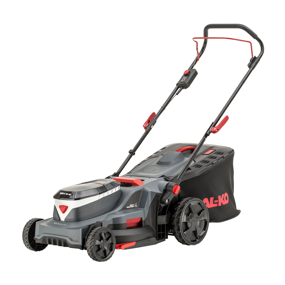 AL-KO Comfort 43.6 Li Cordless Lawnmower 43cm – 2x Battery Kit