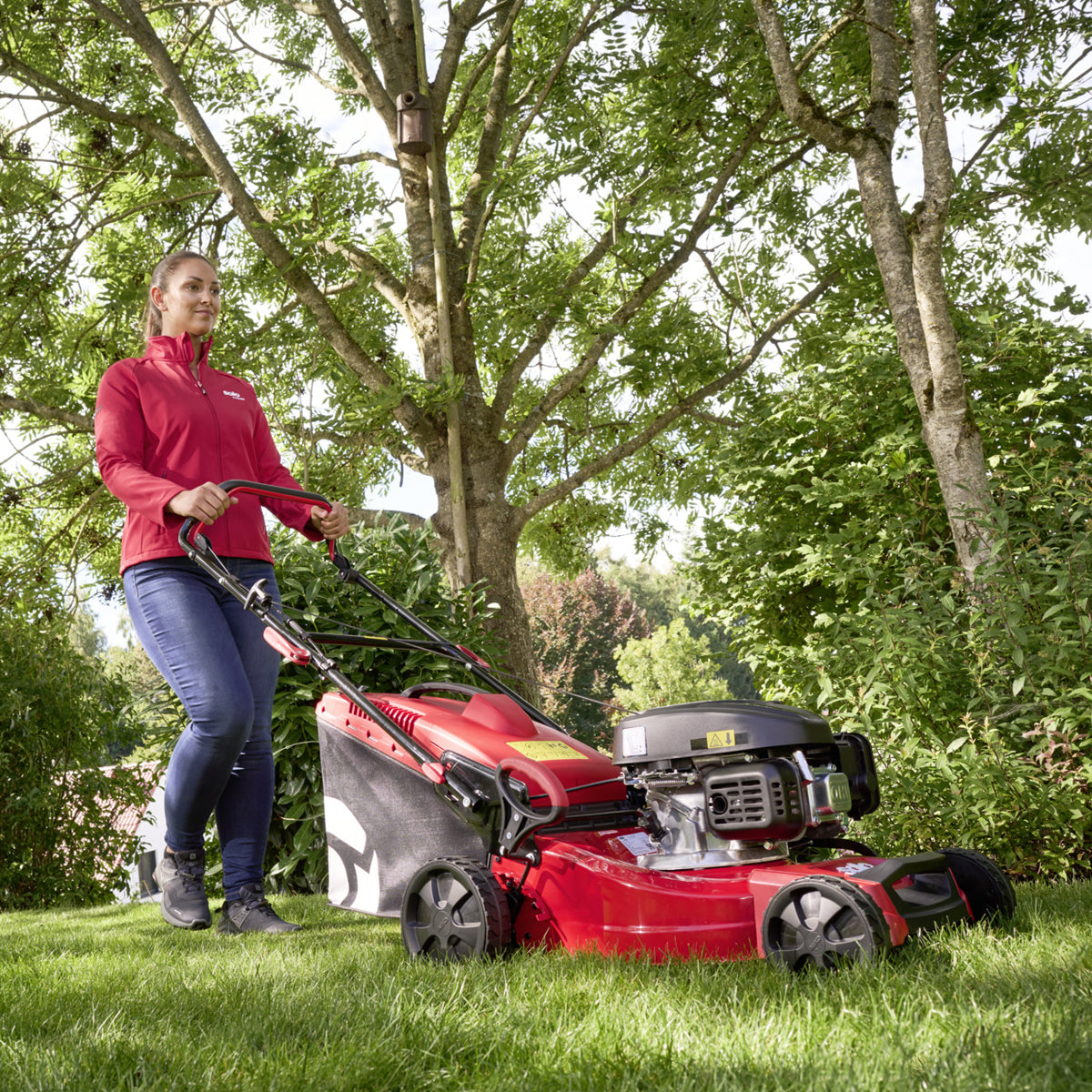 AL-KO Petrol Lawnmower 4216 p-A Easy 42cm 16.5" Cut Push Alko Engine