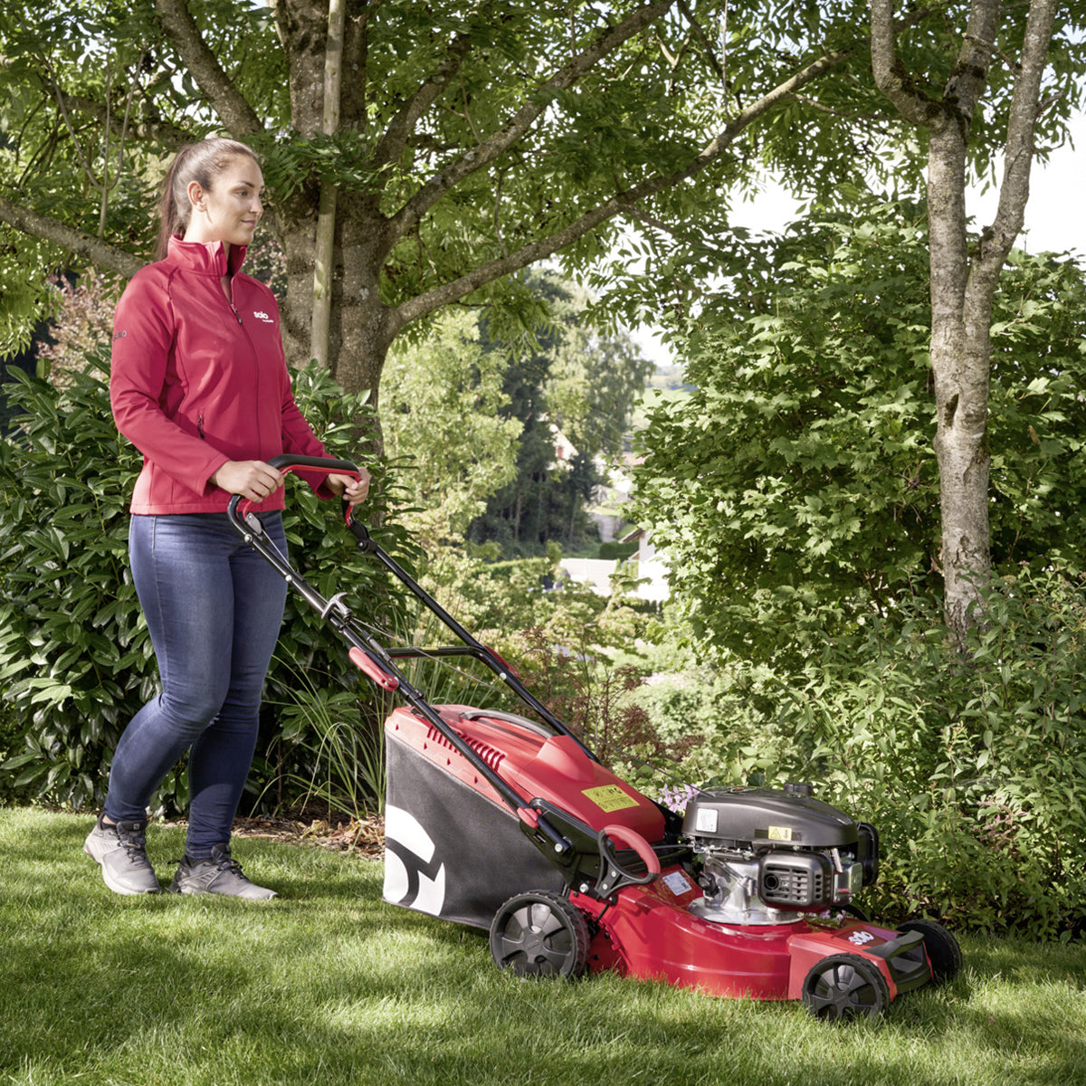 AL-KO Petrol Lawnmower 4216 p-A Easy 42cm 16.5" Cut Push Alko Engine