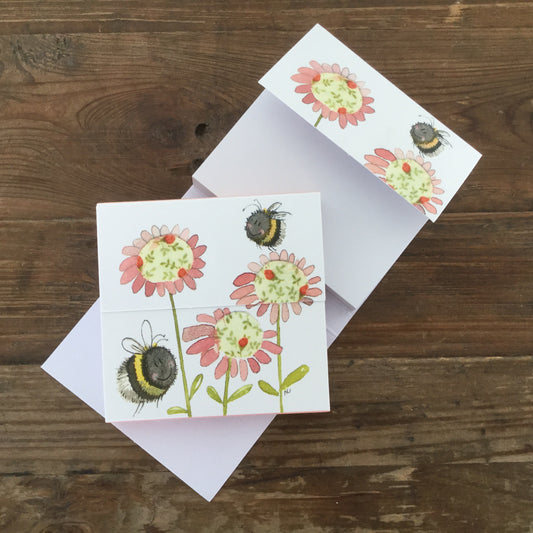 Alex Clark Bee & Flower Mini Magnetic Notepad