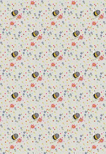 Alex Clark Bee & Flowers Tea Towel