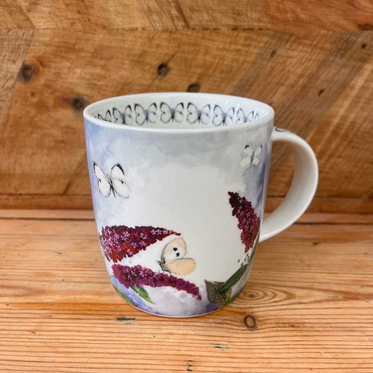 Alex Clark Butterflies and Buddleia Mug