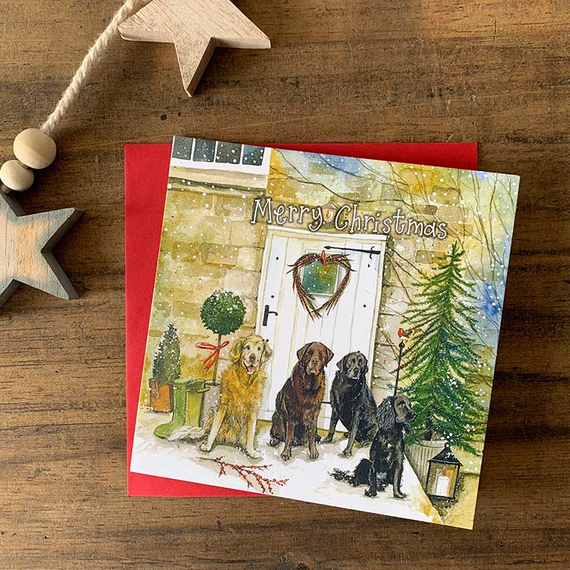 Alex Clark Christmas Dogs Boxed Cards