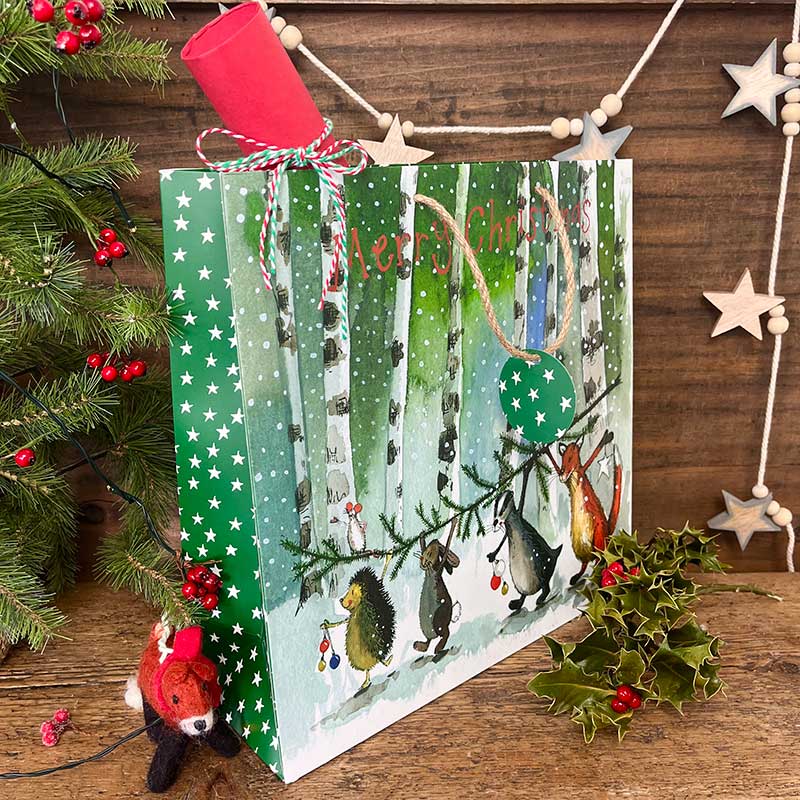 Alex Clark Christmas Friends Large Gift Bag