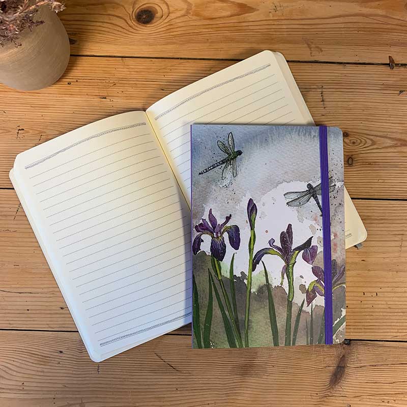Alex Clark Dragonflies Large Chunky Notebook