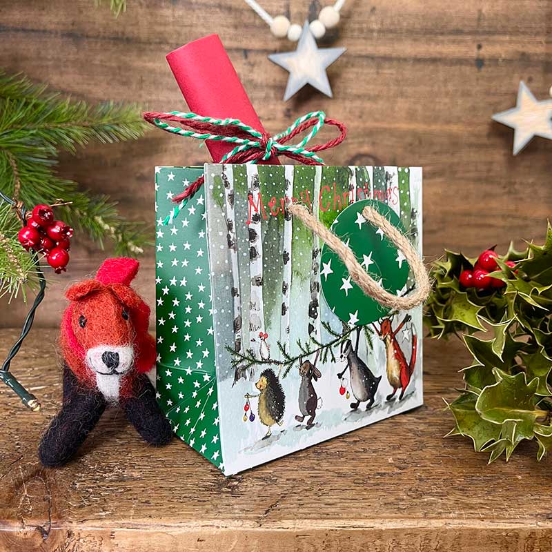Alex Clark Christmas Friends Small Gift Bag