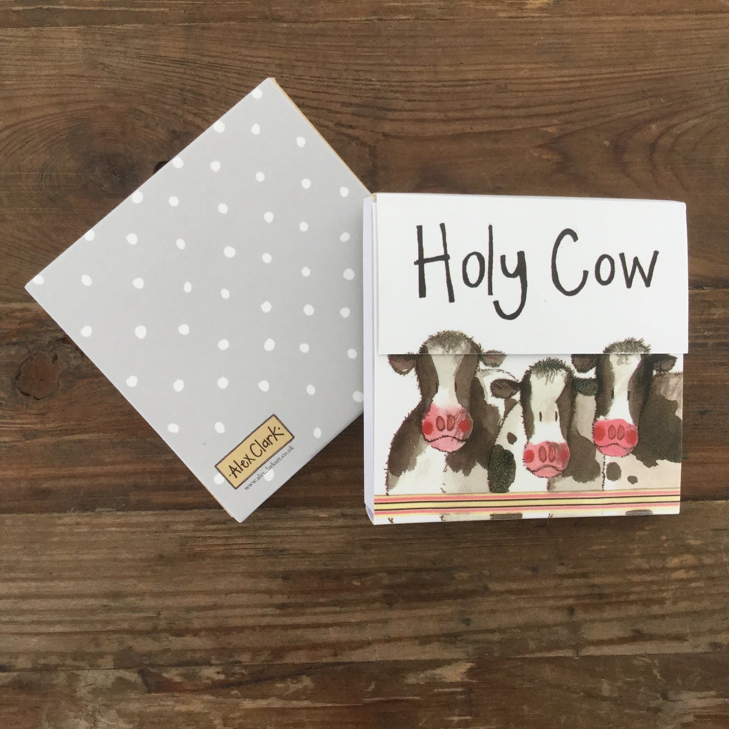 Alex Clark Holy Cow Mini Magnetic Notepad