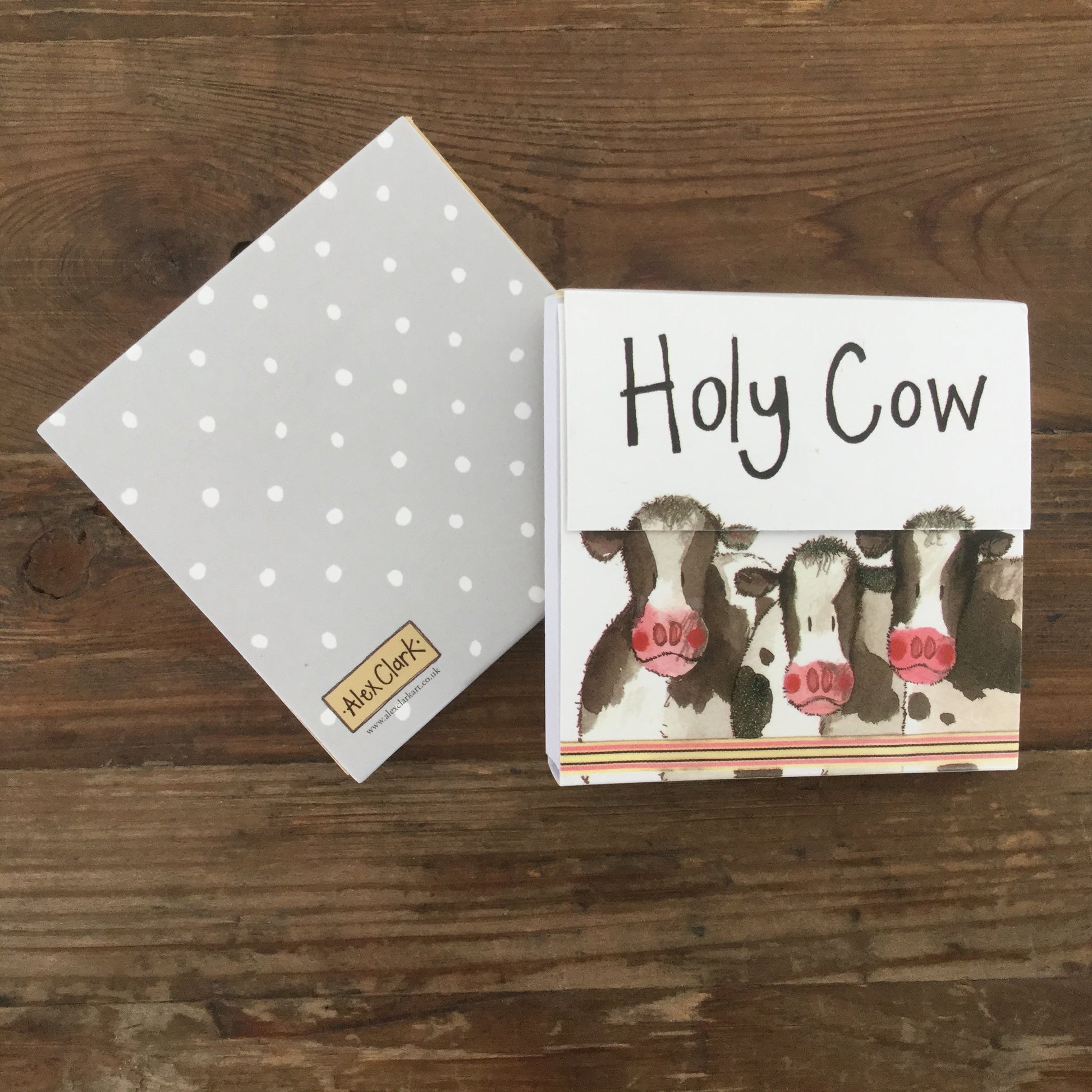 Alex Clark Holy Cow Mini Magnetic Notepad