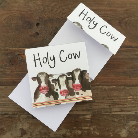 Alex Clark Holy Cow Mini Magnetic Notepad