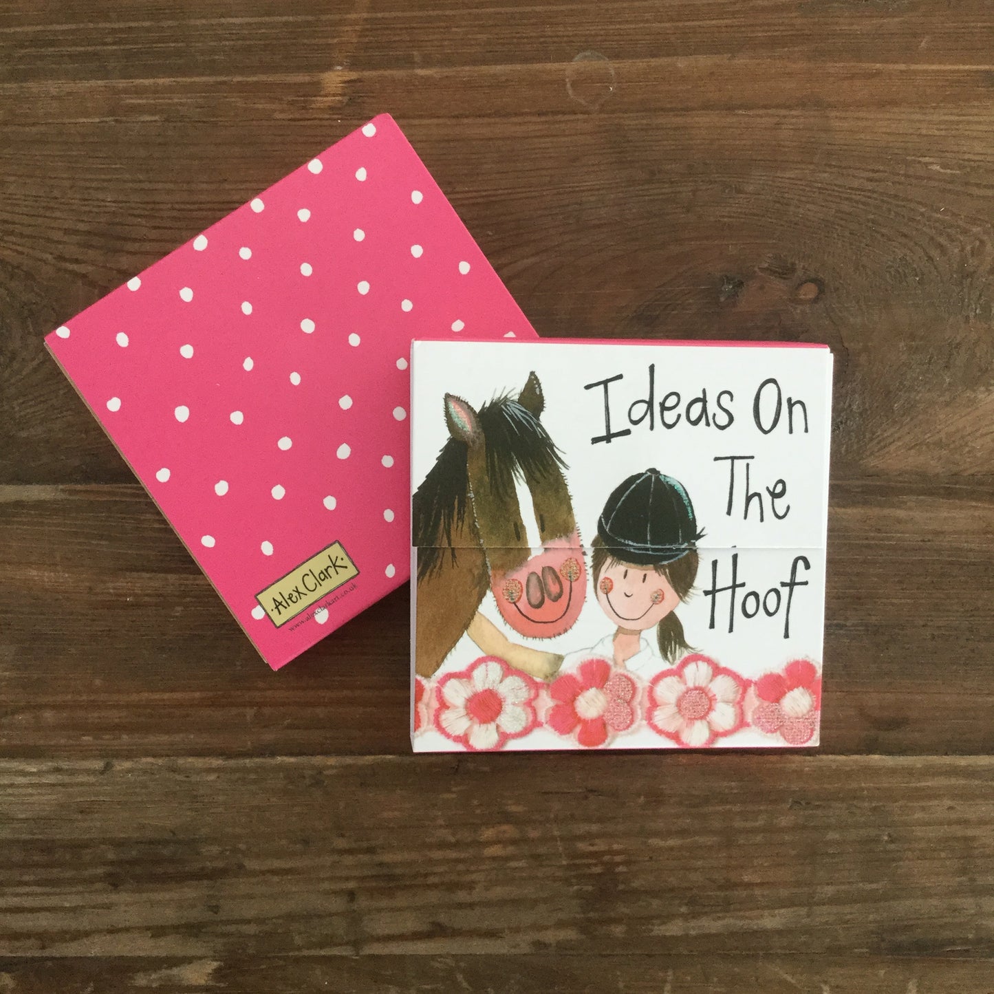 Alex Clark Horse & Rider Mini Magnetic Notepad